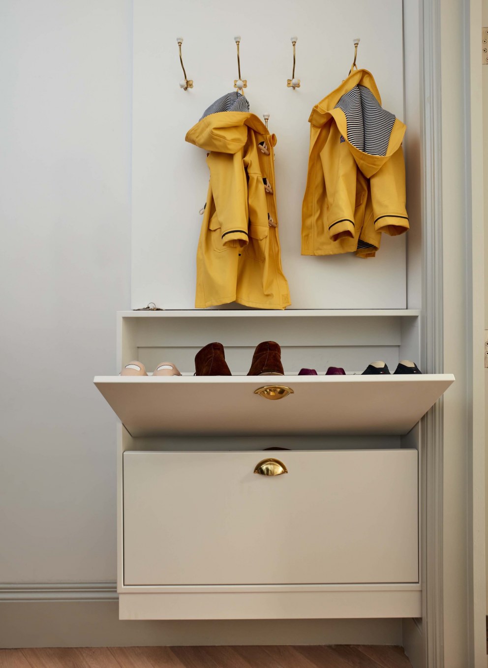 Family home, Hampstead | Bespoke shoe storage | Interior Designers